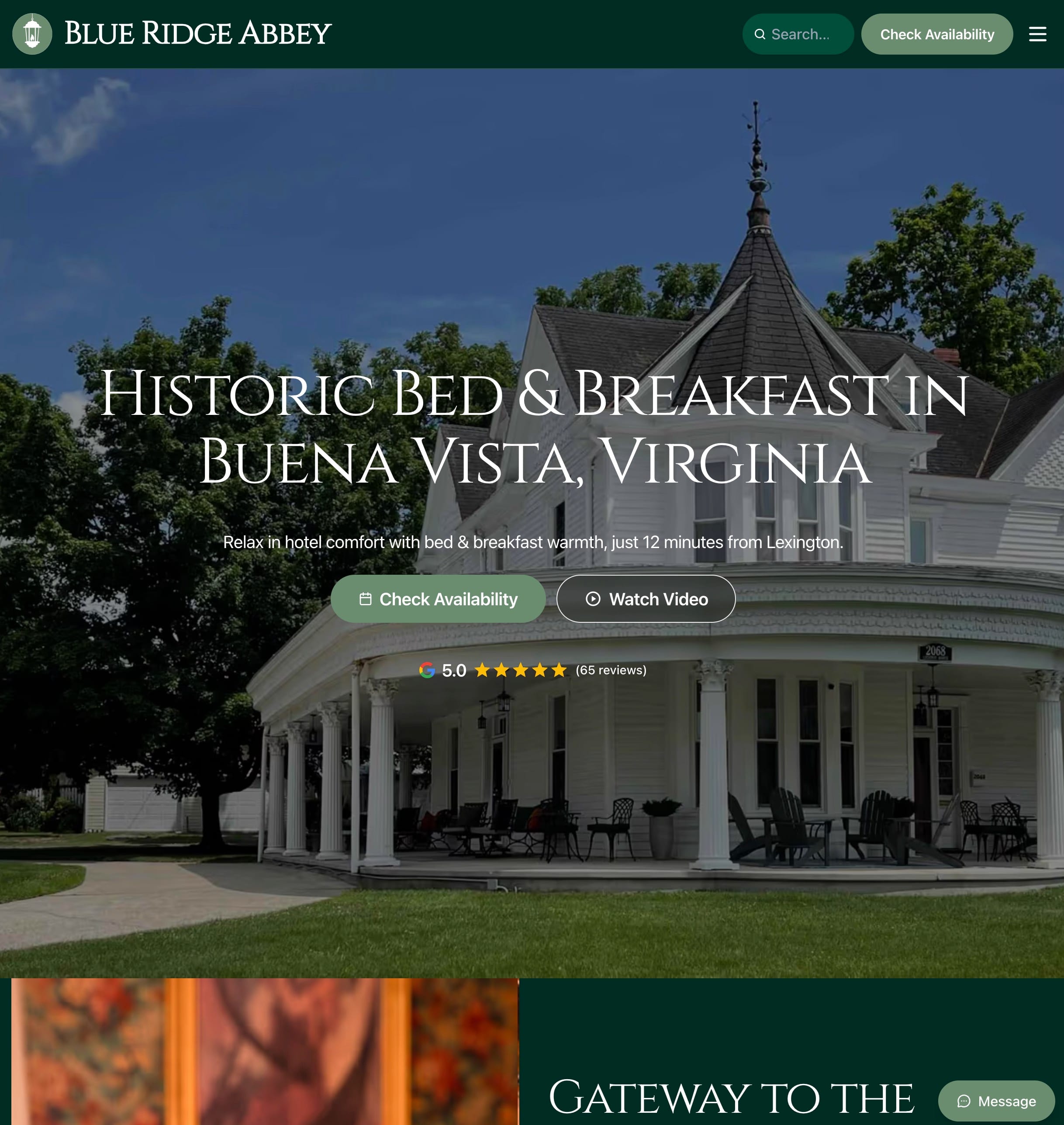 Blue Ridge Abbey website